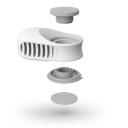 Дверной ограничитель Finger Stopper поворотный x2