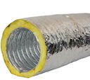Вентиляционный канал изолированный 125 мм Труба изолированная 10м SPIRO FLEXIBLE