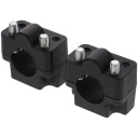1PAIR VERSATILE MOTOCIKLAS HANDLEBAR RISER CLAMP DURABLE MOUNT  фото 8