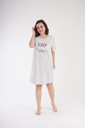 Nočná košeľa bavlna 2XL Vienetta nadmerná veľkosť Rukáv krátky rukáv