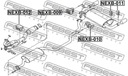 FEBEST NEXB-010 КОМПЛЕКТ МОНТАЖНЫЙ, СИСТЕМА ВЫПУСКНОЙ изображение 3