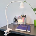 Светодиодная настольная лампа с зажимом для чтения, гибкий для настольного USB-зажима