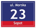 Адресная тарелка с домом № 40x30 см.