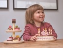 Tender Leaf Toys Czekoladowy, drewniany tort urodzinowy Wiek dziecka 3 lata +