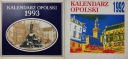 Опольские календари 1992 и 1993 x2 книги
