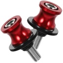 1SET EASY INSTALL RED IRON MOTOCIKLAS SWINGARM SLIDERS БОЛТИ  фото 8