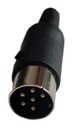 Разъем DIN-штекер 6-контактный 6p