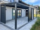 Mozgatható Grafit Deszka 5 db Shutters rendszer HDPE Terasz redőnyök Grafit Típus pavilon
