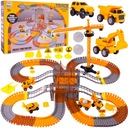 ОЧЕРЕДЬ АВТОМОБИЛЕЙ СО СТРОИТЕЛЬНЫМИ МАШИНАМИ 273 EL