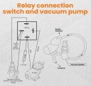 КОМПЛЕКТ НАСОСА PROZNIOWEJ ЭЛЕКТРИКИ 12V DO УСИЛИТЕЛЯ ТОРМОЗОВ 28146  фото 12