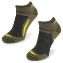 Vlnené horské ponožky na leto 70% merino wool Dominujúca farba zelená