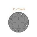 Регулируемая опора для террасных плит 35-70 мм.