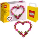 LEGO BLOCKS 40638 ОРНАМЕНТ В ФОРМЕ СЕРДЦА ПОДАРОК ​​+ СУМКА НА ДЕНЬ МАТЕРИ