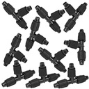 10 ВИНТОВЫХ ТРОЙНИКОВ QJ ДЛЯ КРЕПЛЕНИЯ ШЛАНГА КАПЕЛЬНАЯ ЛИНИЯ 16 мм