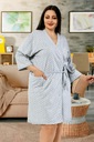 женский халат ХЛОПОК, тонкий, короткий, большой, размер 100, хлопок ХАЛАТ
