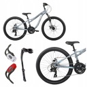 ВЕЛОСИПЕД 24 ROMET RAMBLER FIT SHIMANO MOUNTAIN MTB ОСВЕЩЕНИЕ И СВОБОДНАЯ ПОДСТАВКА