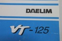 DAELIM VT VL DAYSTAR 125 РУКОВОДСТВО СЕРВИСНАЯ КНИГА