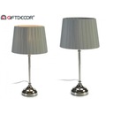 ГЛАМУРНАЯ НАСТОЛЬНАЯ ЛАМПА, СВЕТЛО-СЕРАЯ ЛАМПА