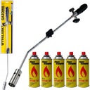 ТЕПЛОВАЯ ГОРЕЛКА ТЕПЛОВАЯ ГОРЕЛКА ЛИСТОВАЯ ГОРЕЛКА ДЛЯ ГАЗОВЫХ КАРТРИДЖЕЙ + 5 КАРТРИДЖЕВ