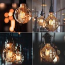 Żarówka LED E27 G125 GLOBE 7W KULA OZDOBNA FILAMENT AMBER BURSZTYNOWA RETRO