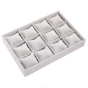 ДИСПЛЕЙНЫЙ ПОДДОН СЕРЫЙ ДЛЯ ЮВЕЛИРНЫХ ПОДУШЕК g1