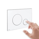 Кнопка смыва для унитаза Matt White Alcaplast Delfin Flat THIN профиль