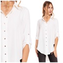 РУБАШКА ЖЕНСКАЯ, РУКАВ 3/4, ЭЛЕГАНТНАЯ, СТИЛЬНАЯ, ДЛИННАЯ, ЖЕНСКАЯ, МОДНАЯ, MORAJ, XL