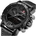 ЧАСЫ МУЖСКИЕ, ЭЛЕГАНТНЫЕ, КЛАССИЧЕСКИЕ, КОЖАНЫЙ РЕМЕШОК, СЕКундомер, ДАТА, БУДИЛЬНИК