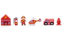 VIGA DREWNIANE FIGURKI - STRAŻ POŻARNA 50815