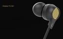 WalkerFit Douszne Słuchawki Przewodowe 3,5mm HiFi Kolor dominujący czarny