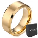 ЗОЛОТОЕ КОЛЬЦО, НЕПРЕВЗОЙДЕННЫЙ ВОЛЬФРАМ, ПРОЧНЫЙ, размер 25.