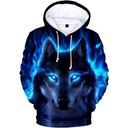 BLUZA 3D WILK WSZYSTKIE ROZMIARY WILKOR WZORY NOWA