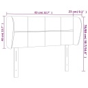 VIDAXL APPUI-TÊTE USZAK, TAUPE, 83X23X78/88 CM, TISSUphoto 9