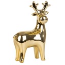 РОЖДЕСТВЕНСКИЙ ОРНАМЕНТ РОЖДЕСТВЕНСКИЙ ОЛЕНЬ ДЕКОРАТИВНЫЙ ЗОЛОТО 16,3 СМ