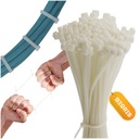 MOCNE OPASKI ZACISKOWE KABLOWE TRYTKI BIAŁE TAŚMA 4,8x400 100SZT ZIPERKI