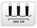 Елочные гирлянды на батарейках 80 светодиодных лампочек ТЁПЛЫЙ БЕЛЫЙ - 395 см