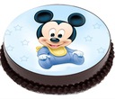 OPŁATEK NA TORT 6 ROCZEK MYSZKA MICKEY 20cm