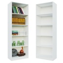 БЕЛЫЙ КНИЖНЫЙ ШКАФ 5 ПОЛОК 60 СМ СОЕДИНИТЕЛИ