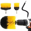 НЕЙЛОНОВЫЕ ЩЕТКИ ДЛЯ ДРЕЛЫ И ОТВЕРТКИ 3 ШТ + УДЛИНИТЕЛЬ