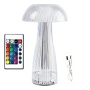 СВЕТОДИОДНАЯ ХРУСТАЛЬНАЯ СЕНСОРНАЯ ЛАМПА ГРИБ + ПУЛЬТ ДИСТАНЦИОННОГО УПРАВЛЕНИЯ RGB