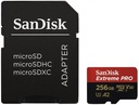 SANDISK EXTREME PRO microSDXC 256 GB 200/140 MB/s A2 Kód výrobcu SDSQXCD-256G-GN6MA