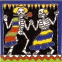 Doska Farebná Handmade - Séria Catrina - Baile