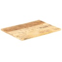 Blat stołu, lite drewno mango, 25-27 mm, 90x70 cm EAN (GTIN) 8392063268605