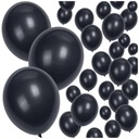 Balony Czarne Urodziny Halloween Dekoracje 100szt
