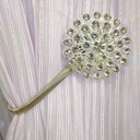 Магнитная клипса ПРЯЖКА для штор с ЦИРКОНИЙ