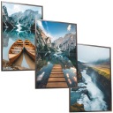 30x40 набор фотографий в коробке бокс бокс боард боат озеро озеро виды бохо горы
