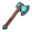 topór DMUCHANY siekiera MINECRAFT NIEBIESKI 70 cm zabawka dmuchana prezent