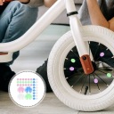 KOLOROWE KORALIKI SZPRYCHY ROWEROWE PLASTIKOWE OZDOBY