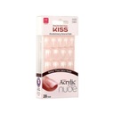 KISS Salón Umelé Nechty Acrylic French Nude - Cashmere (M) 1op.(28ks Značka Kiss