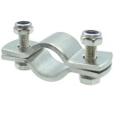 Держатель трубного хомута DN40 Нержавеющая сталь, INOX